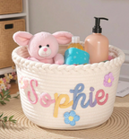 Personalized Woven Baby Gift Basket