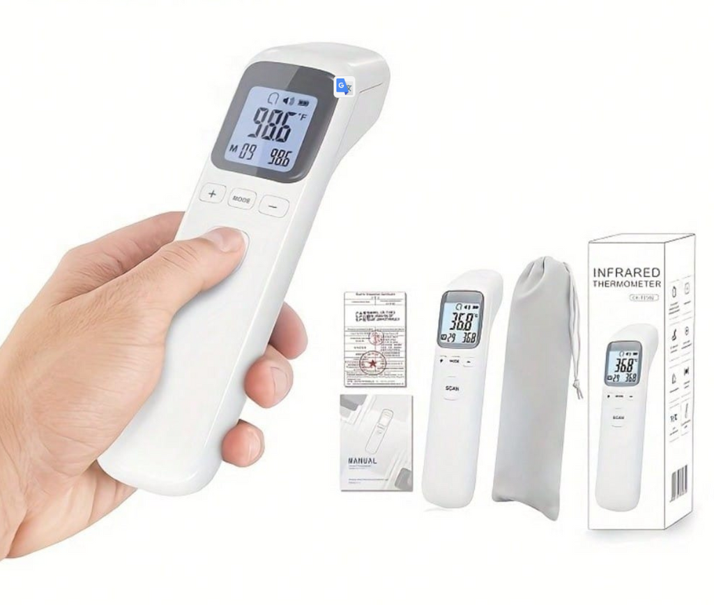 Non Contact Digital Thermometer With Fever Alarm