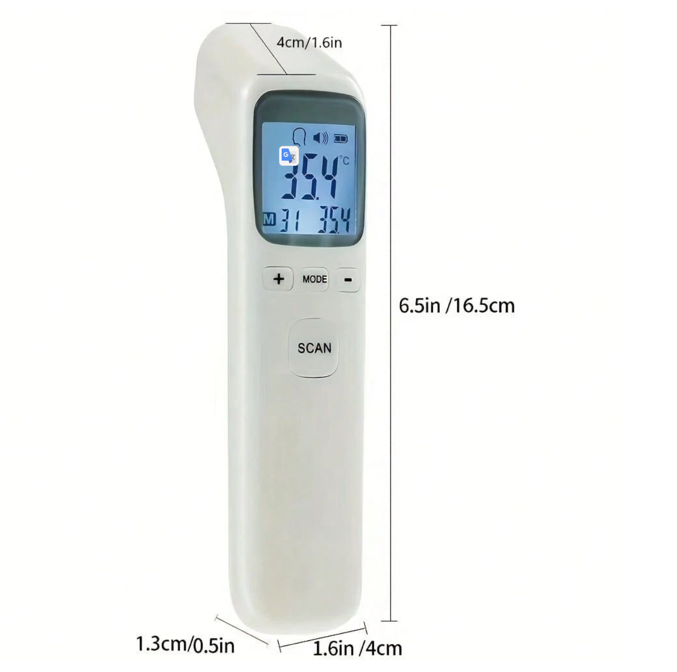 Non Contact Digital Thermometer With Fever Alarm