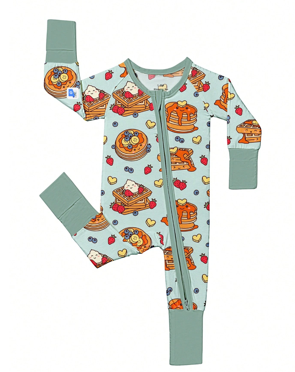 Bamboo Baby Zip Romper