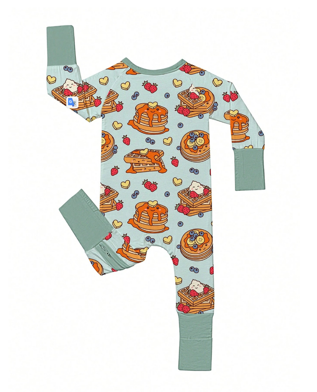 Bamboo Baby Zip Romper