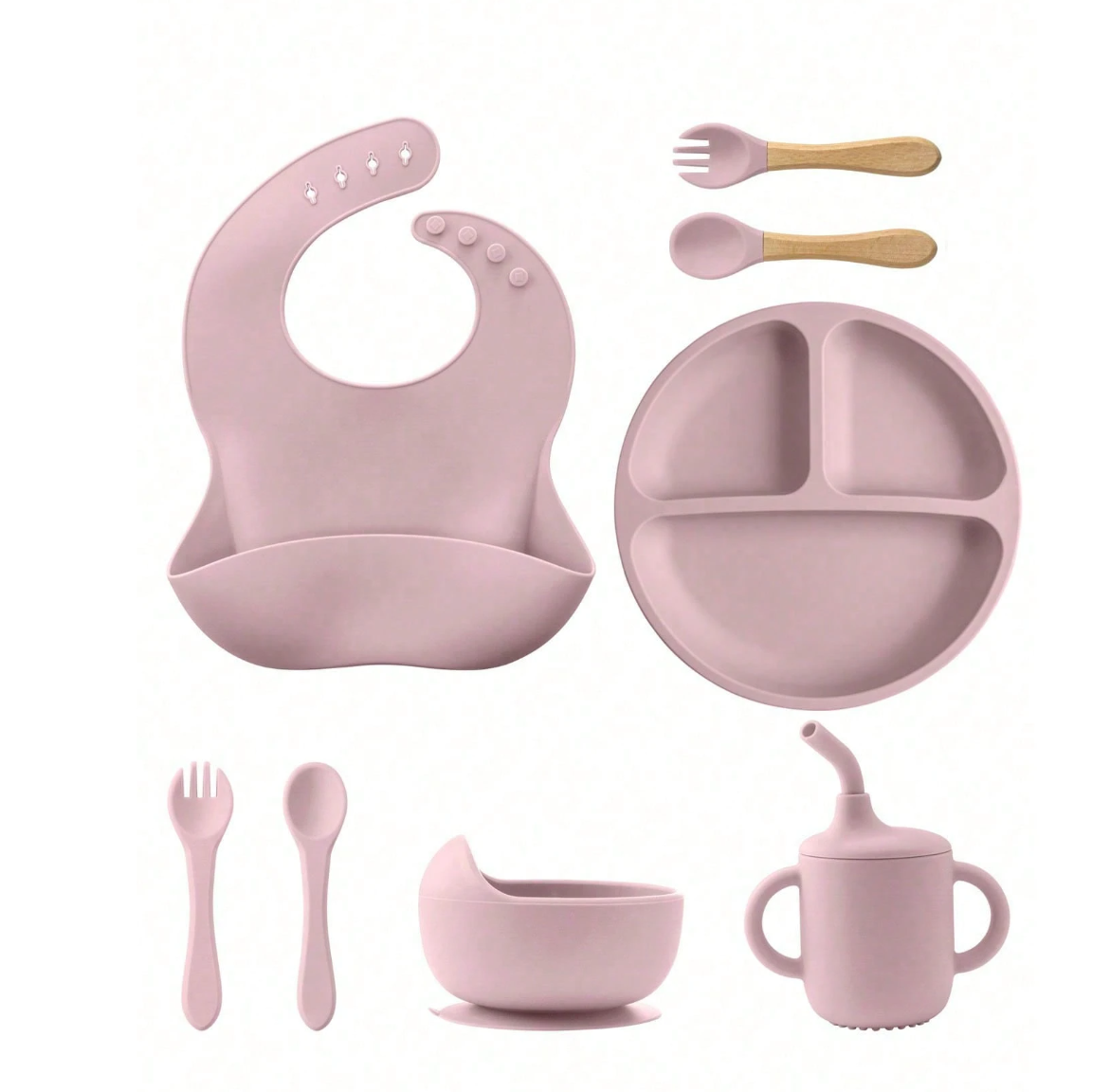 Custom Baby Feeding Set with Name Personalization
