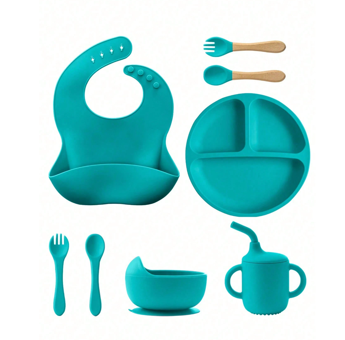Custom Baby Feeding Set with Name Personalization