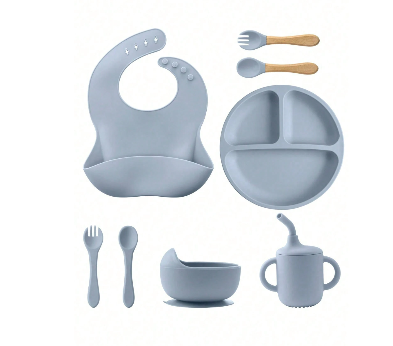 Custom Baby Feeding Set with Name Personalization
