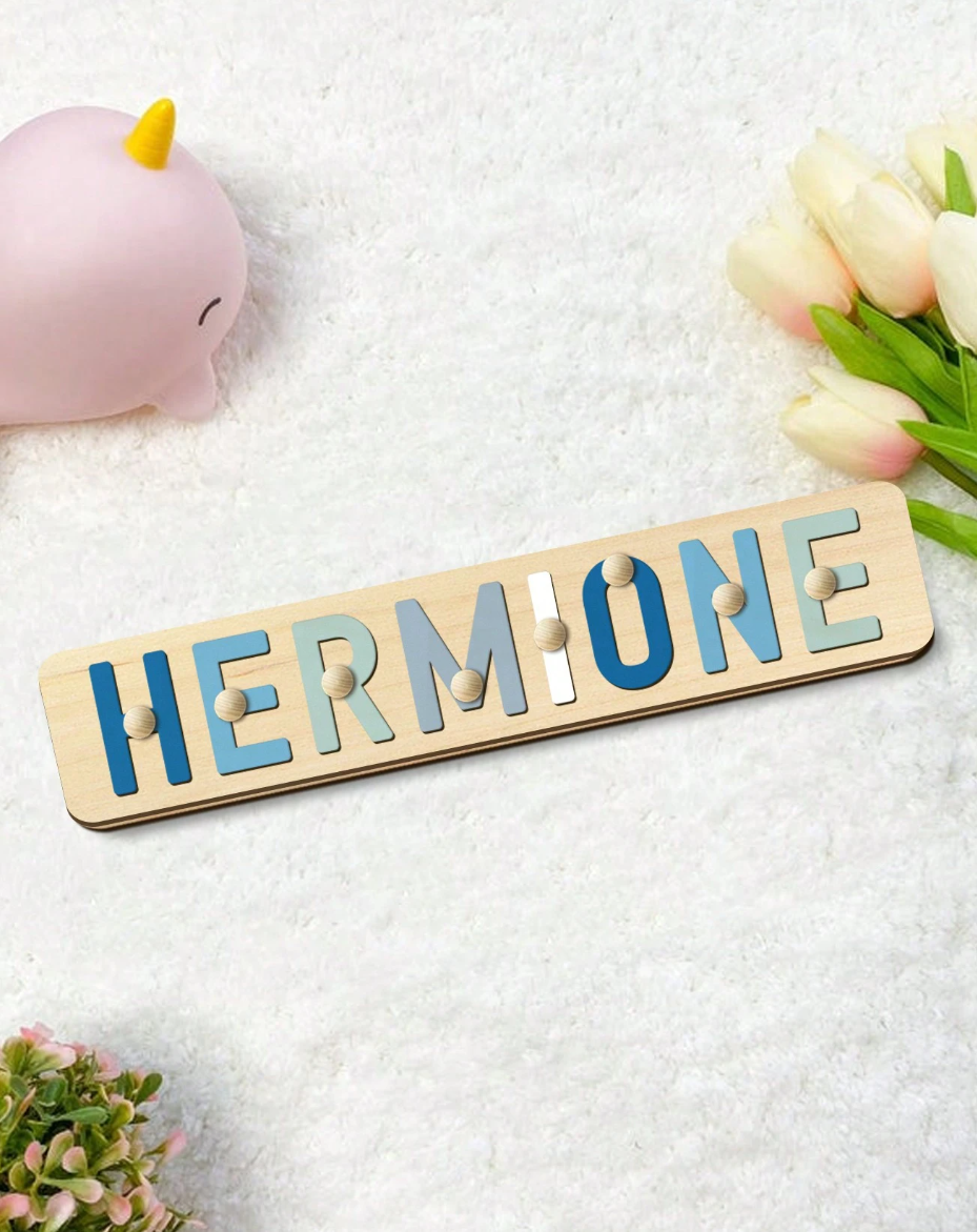 Personalized Wooden Name Plate Decor